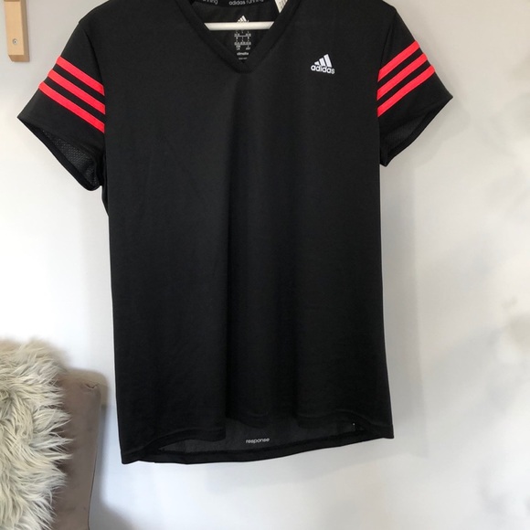 ADIDAS Black Running Climalite Shirt Large - Picture 9 of 9